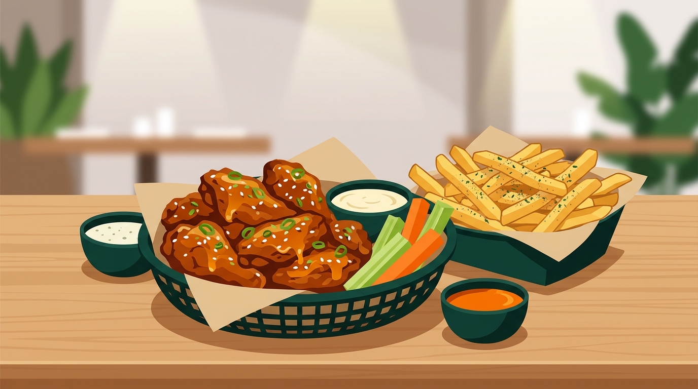 Vegan Seitan Wings and House Fries in Omaha: Fifth House Guide