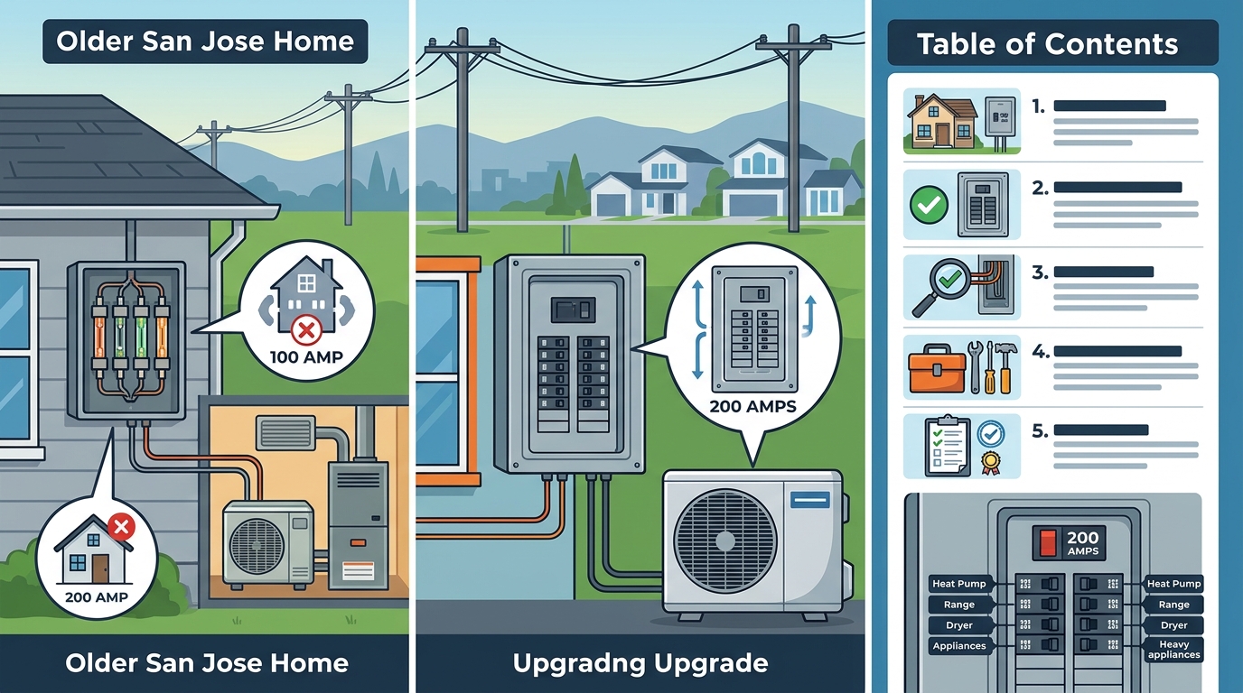 Heat Pump Electrical Panel Requirements in San Jose