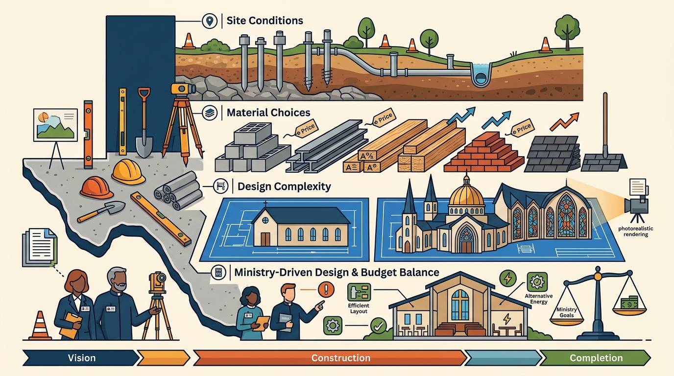 Church Building Costs in Texas: Key Factors