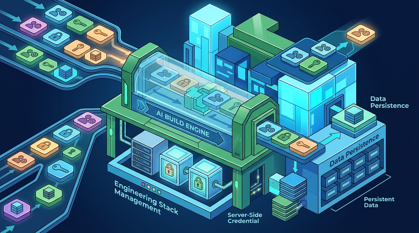 AI App Builders for User Accounts, Protected Routes, and Data