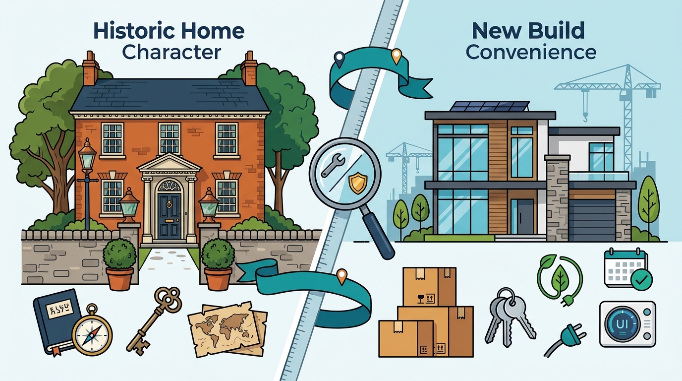 Historic Home vs New Build: The 2026 Relocation Guide