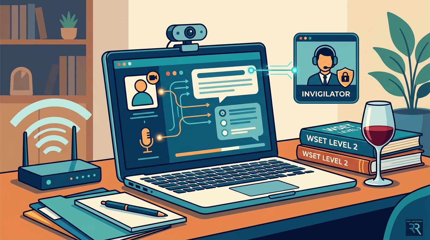 Remote Exam Invigilation for WSET Level 2 Online: How It Works