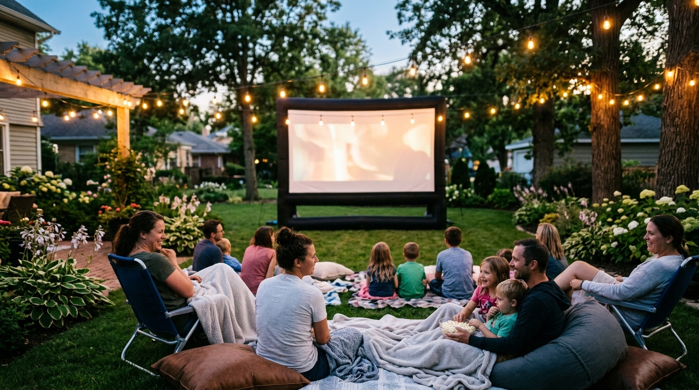 7 Best Outdoor Movie Rental Packages for Milwaukee Backyards