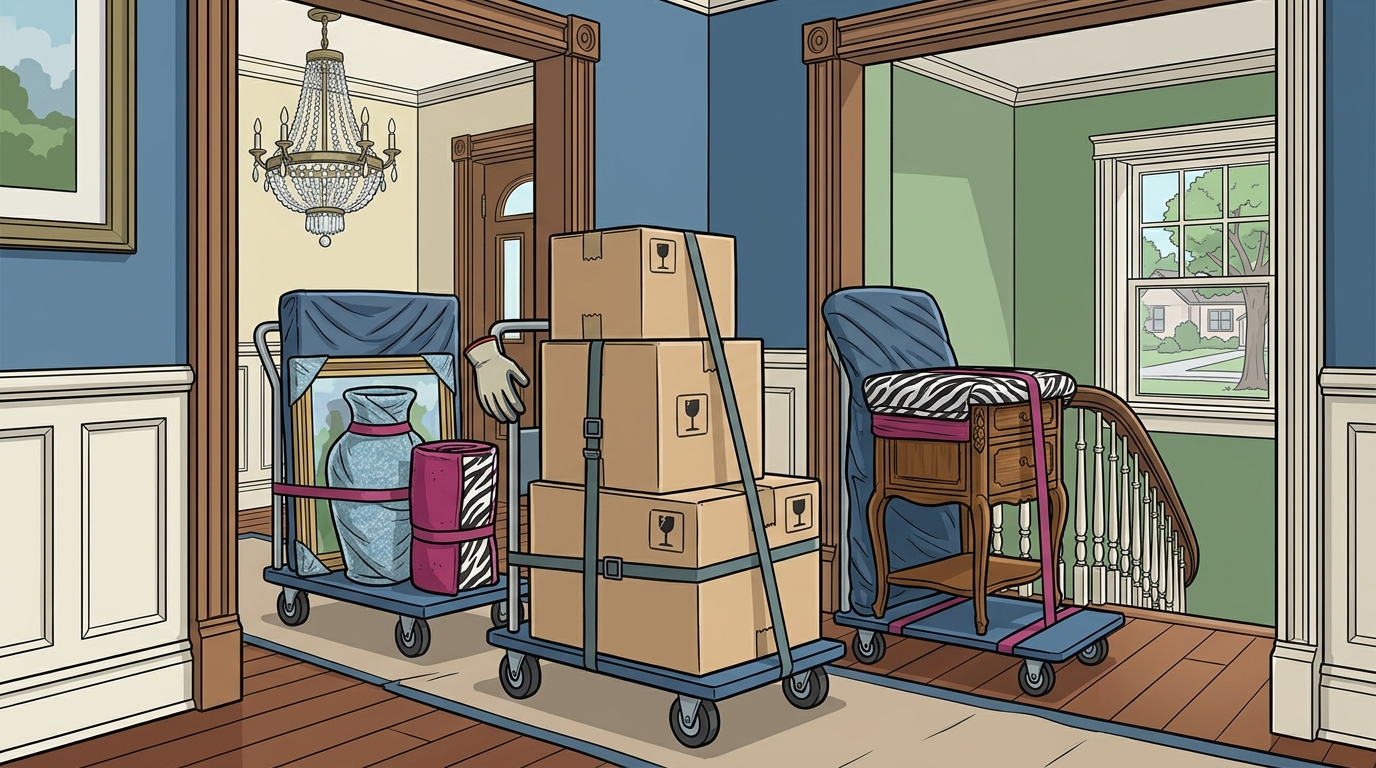 Professional Fragile Item Moving Service Coverage in Round Rock