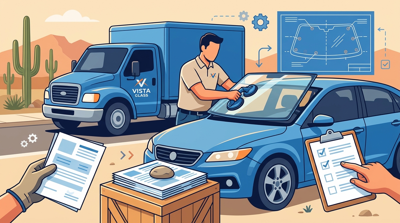 How Insurance Claims Work for Windshield Damage in Tucson