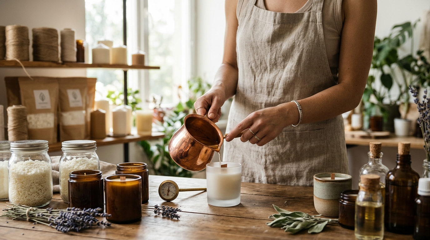 Top Online Stores for Sustainable Candle Making Supplies