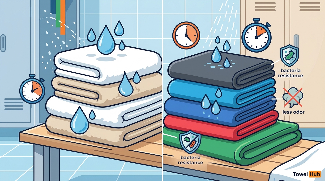 Why Gyms Prefer Microfiber Towels Over Cotton