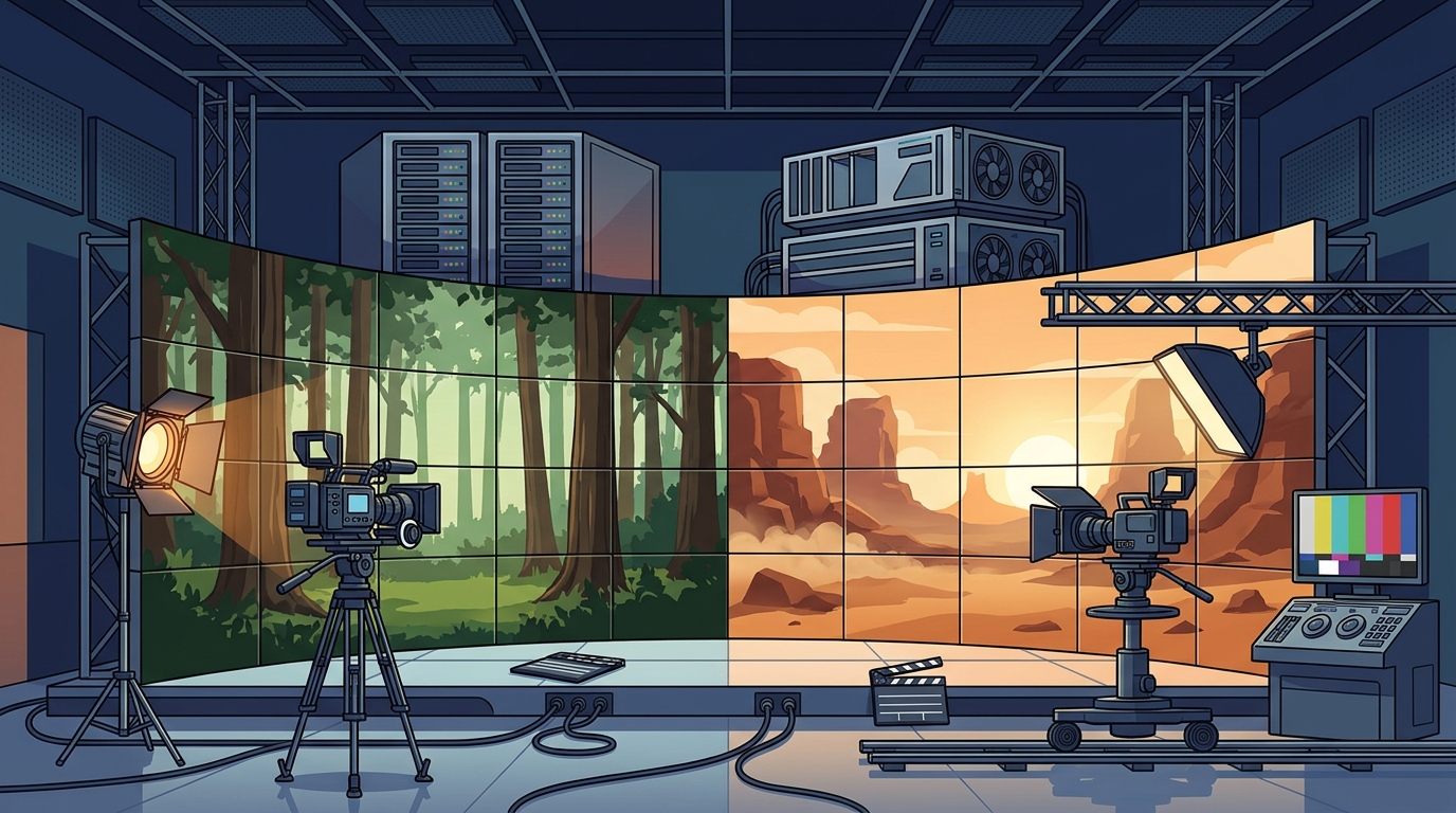 LED Volume Stages: Shooting Multiple Scenes in One Day