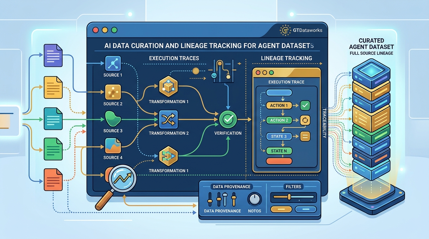 Curated Agent Datasets with Full Source Lineage and Traceability