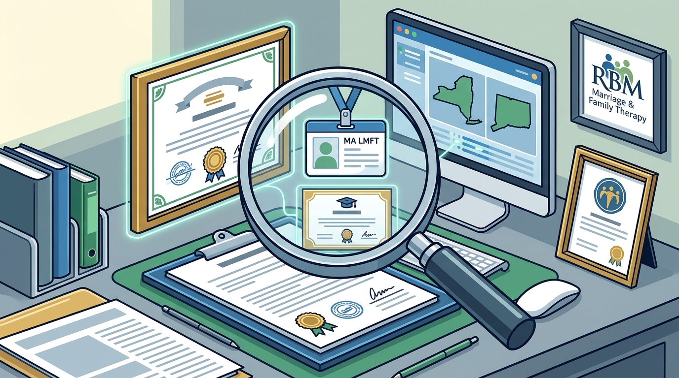 How to Verify a Therapist's Credentials Before Booking