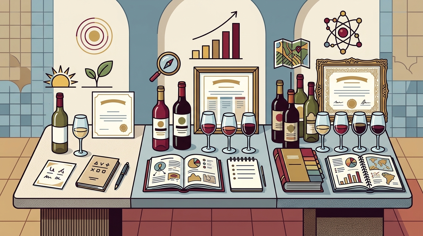 WSET Level 1, 2, and 3 Wine Courses in Barcelona: Key