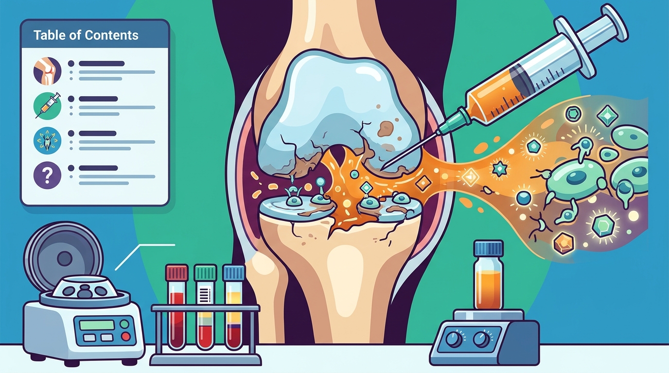 How PRP Therapy Repairs Knee Osteoarthritis Damage