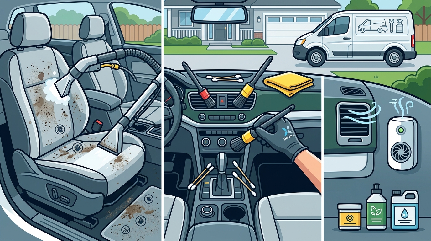 What Does a Professional Deep Interior Car Cleaning Include?