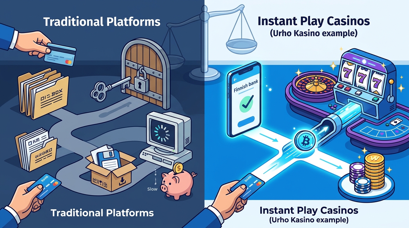 Instant Play Casinos vs Traditional Platforms: Key Differences