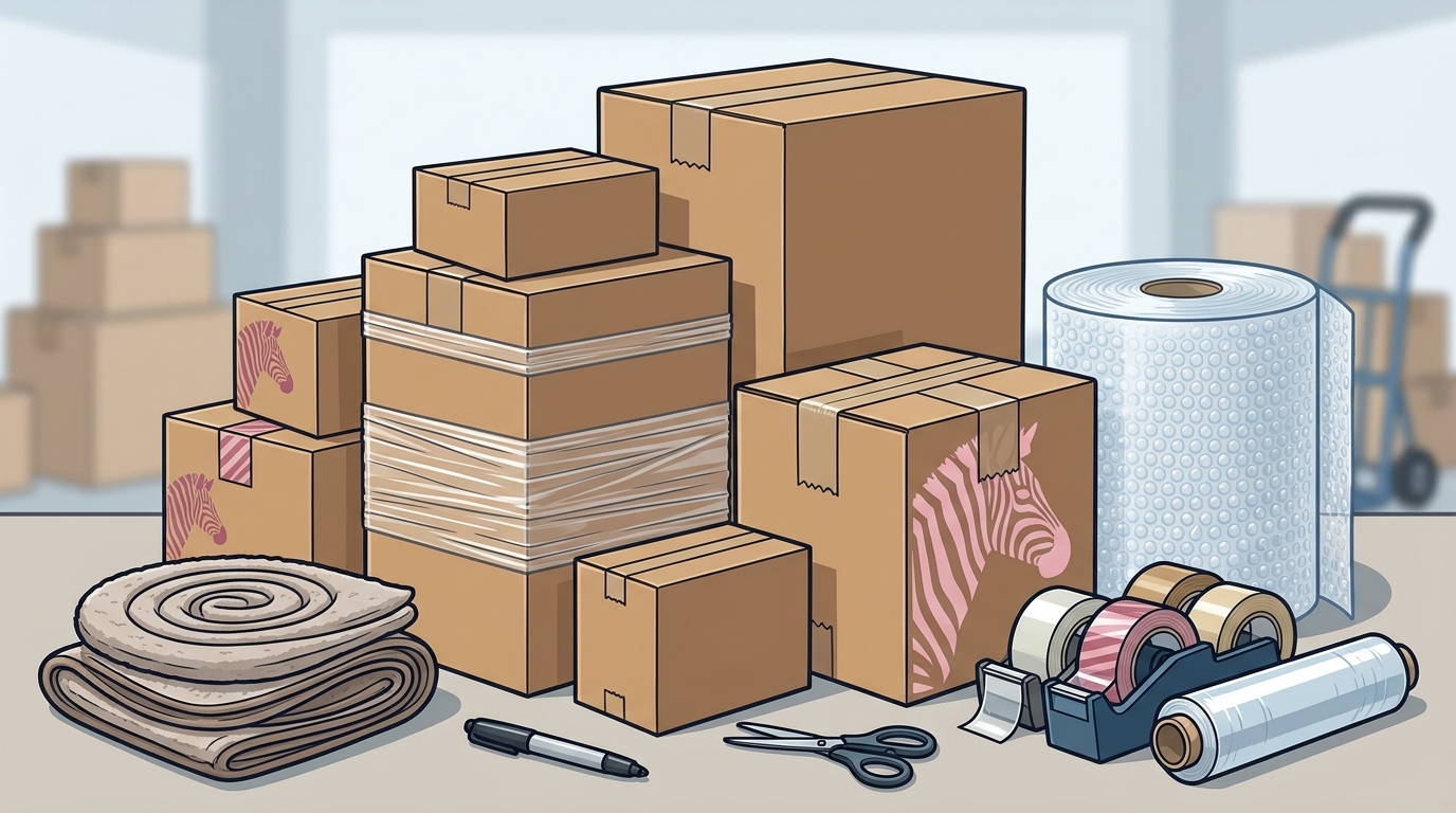 Round Rock Moving Company Packing Supplies for Local and Long-DH