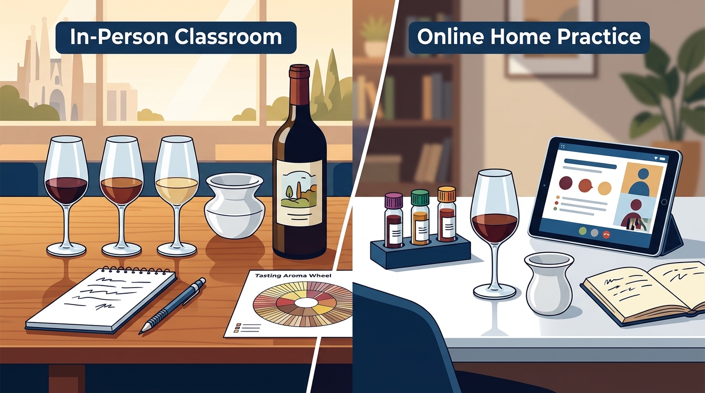7 Key Differences in Tasting Practice Between Online and In-P W