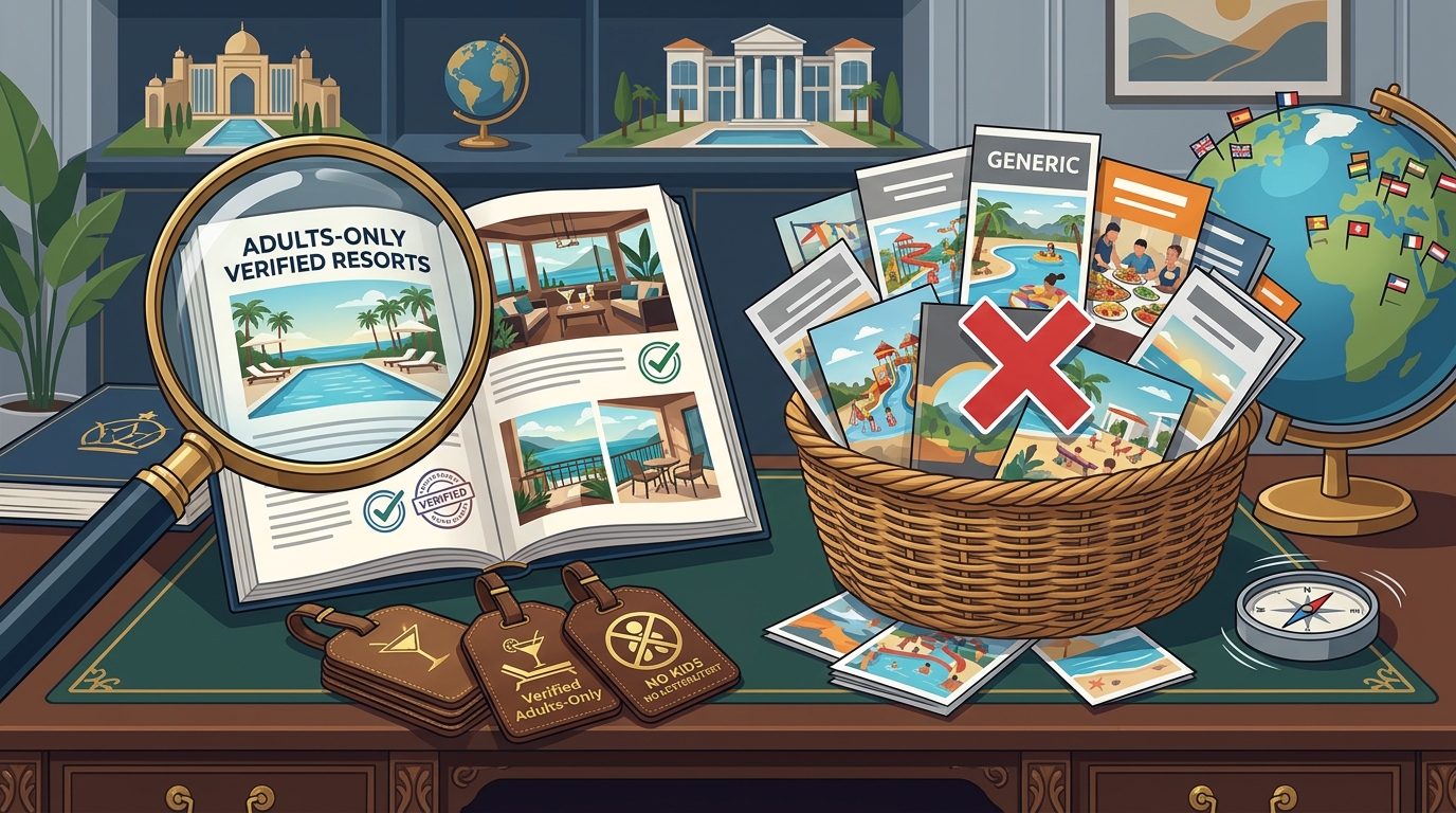 Curated Adults-Only Resort Platforms vs Standard Luxury Travel