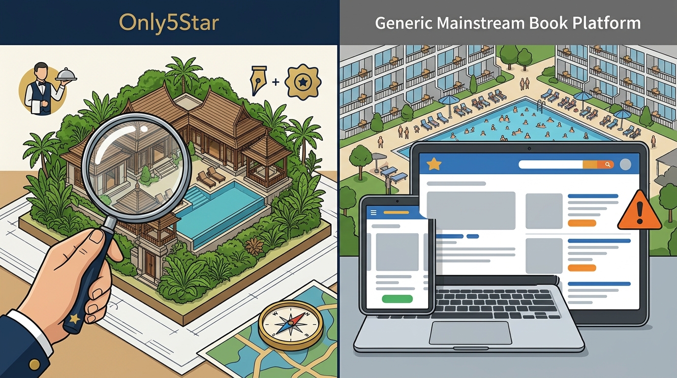 Luxury Villa Resorts in Bali and Thailand vs. Mainstream Booking