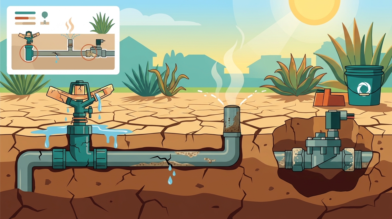 Common Sprinkler System Problems in Sacramento