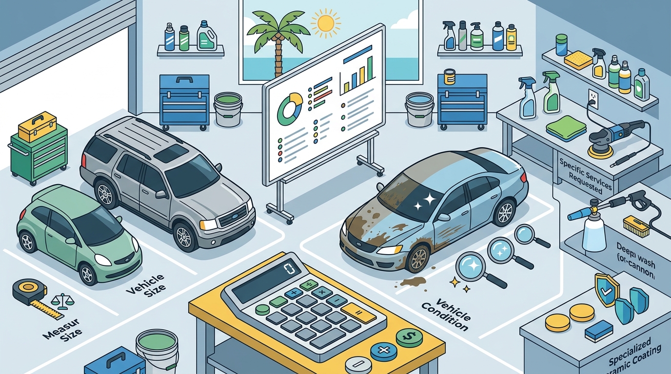 What Factors Determine Detailing Service Prices in Tampa