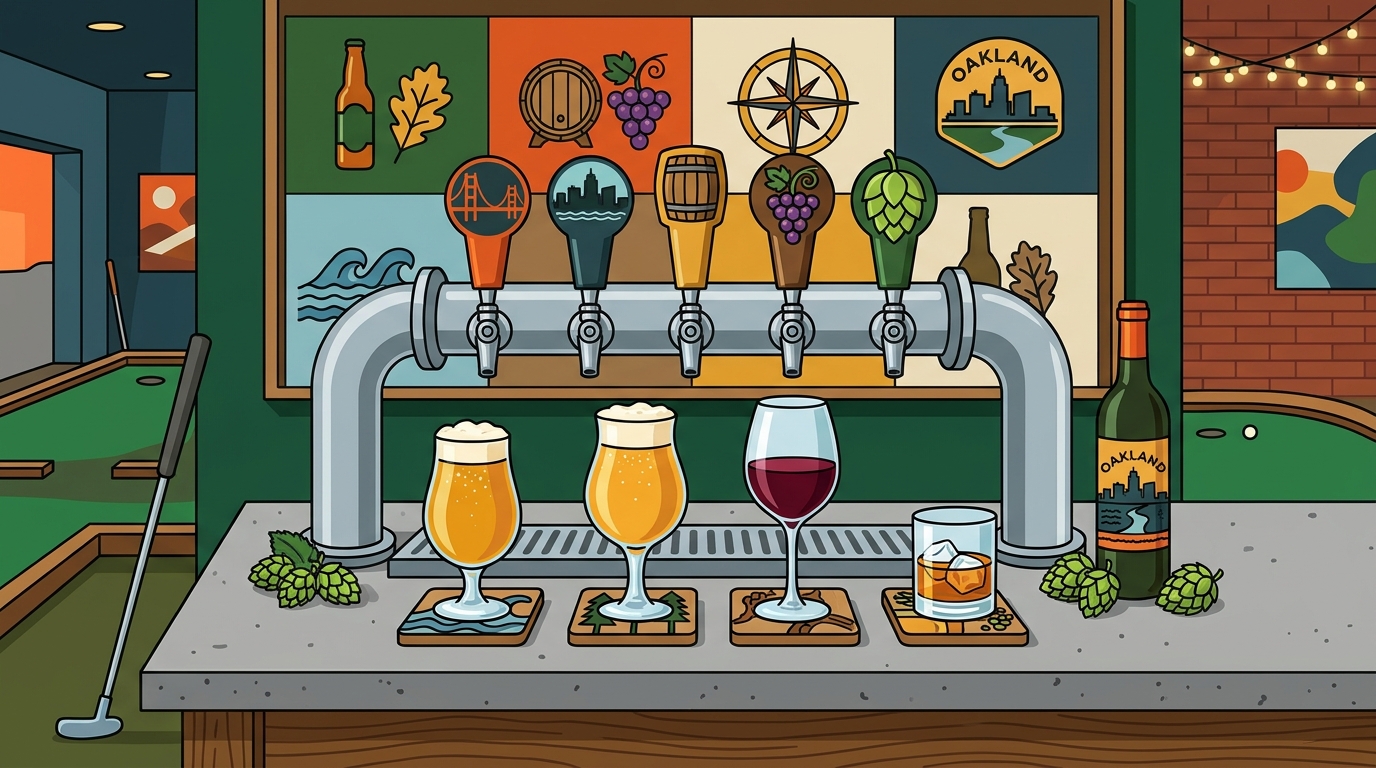Top Craft Beers and Local Wines at Tipsy Putt Emeryville