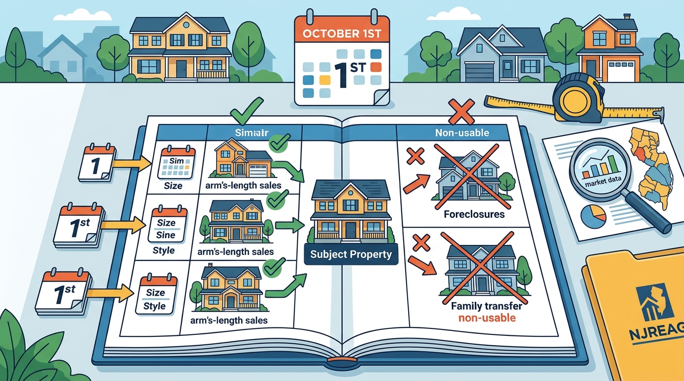 Choosing the Right Comparable Sales for Your NJ Property Tax
