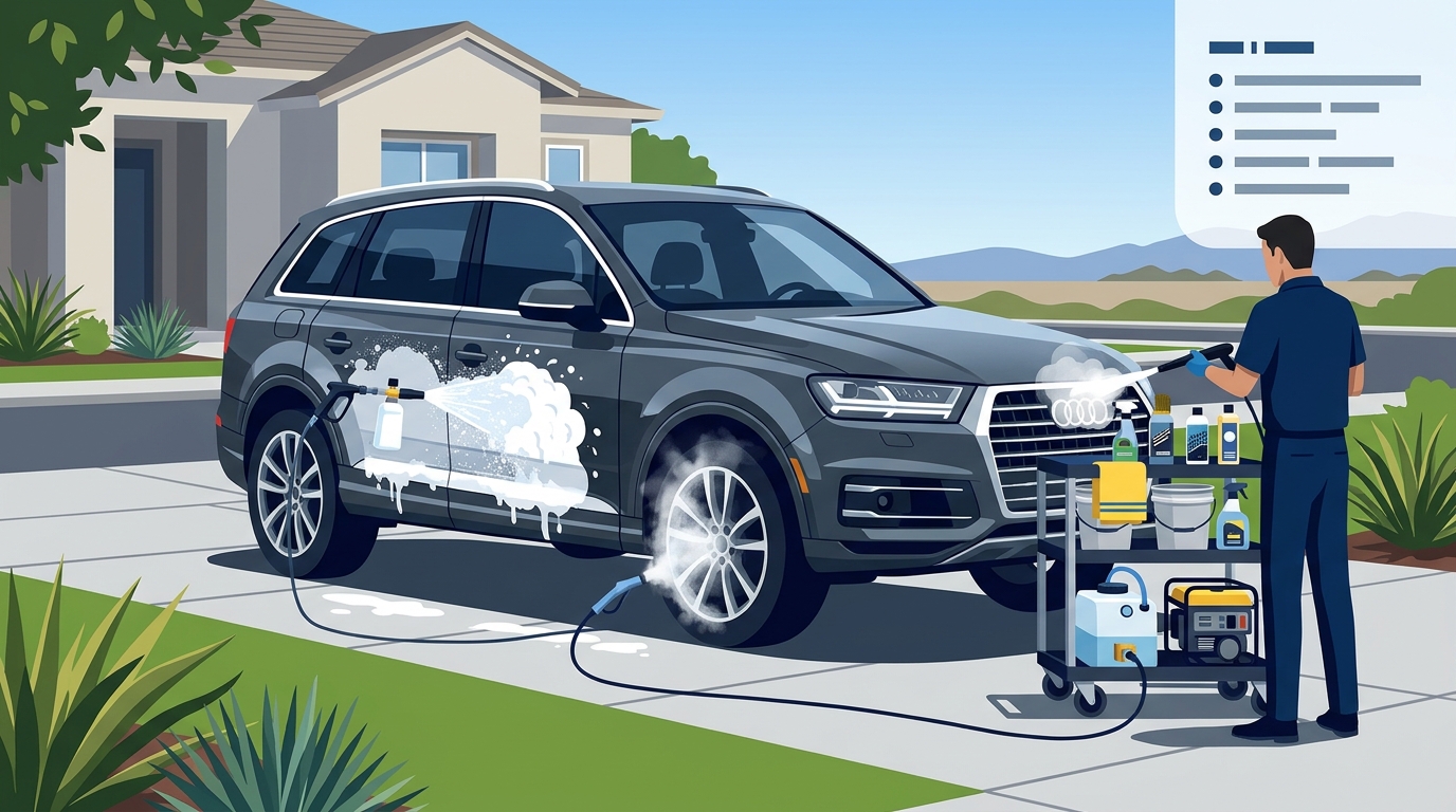 How to Keep a Family SUV Clean Without Leaving Your Driveway