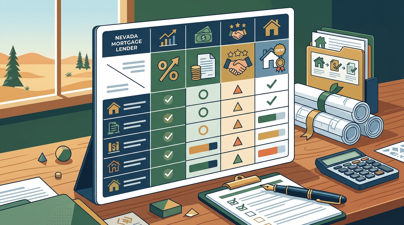 Nevada Mortgage Lender Comparison for First-Time Buyers