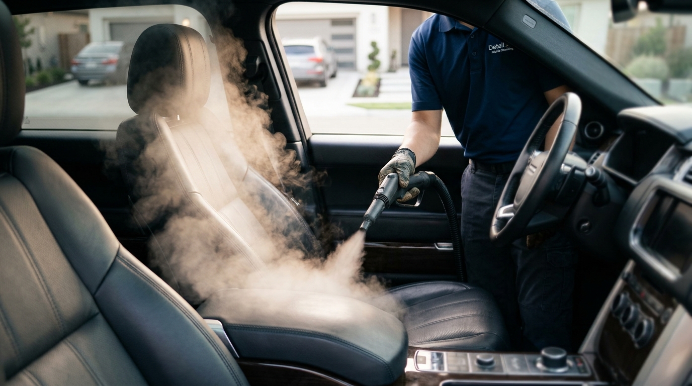 How Steam Sanitization Protects Your Car Interior