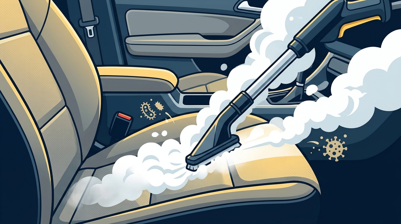 How Steam Sanitization Protects Your Car Interior