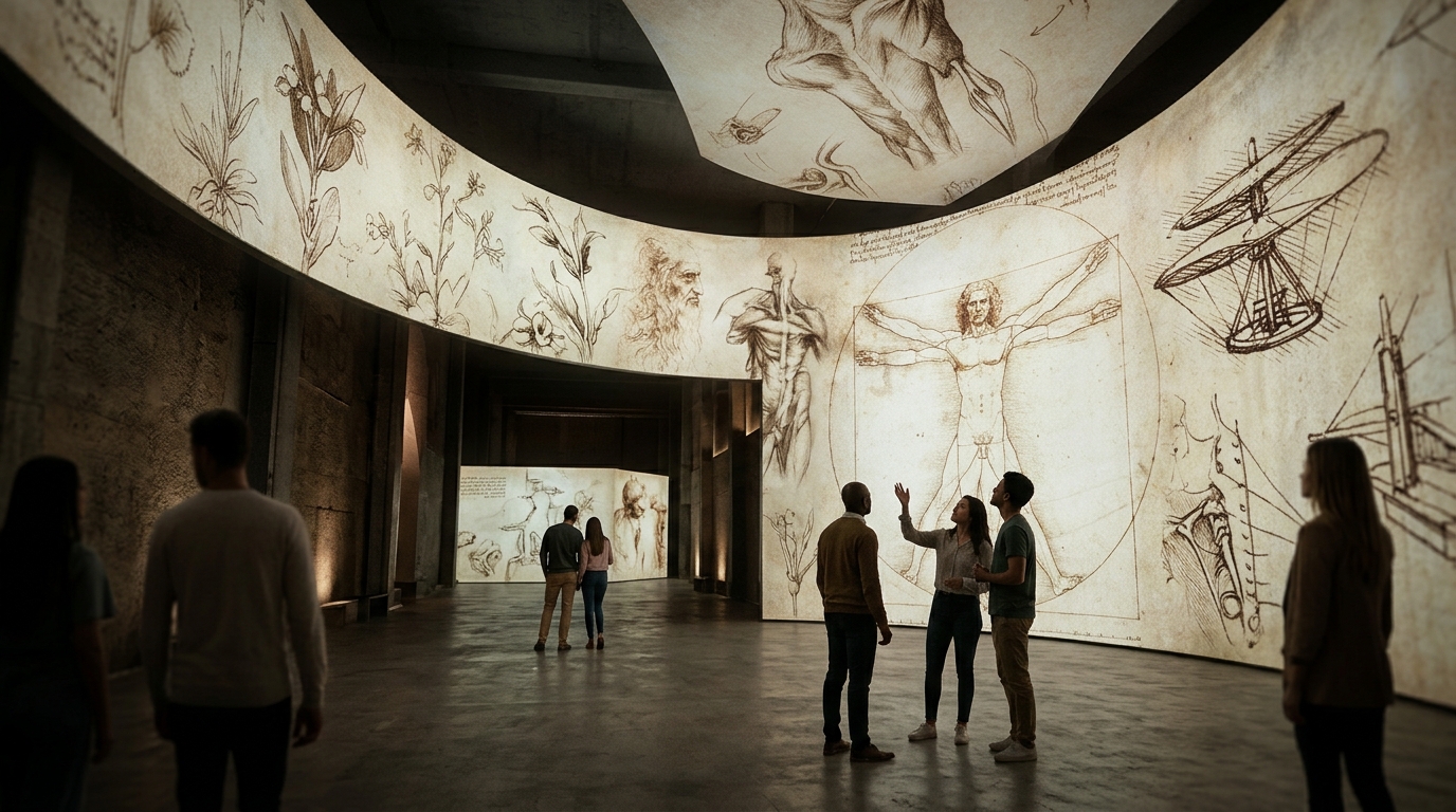 How Producers Bring Leonardo da Vinci's Art and Inventions to