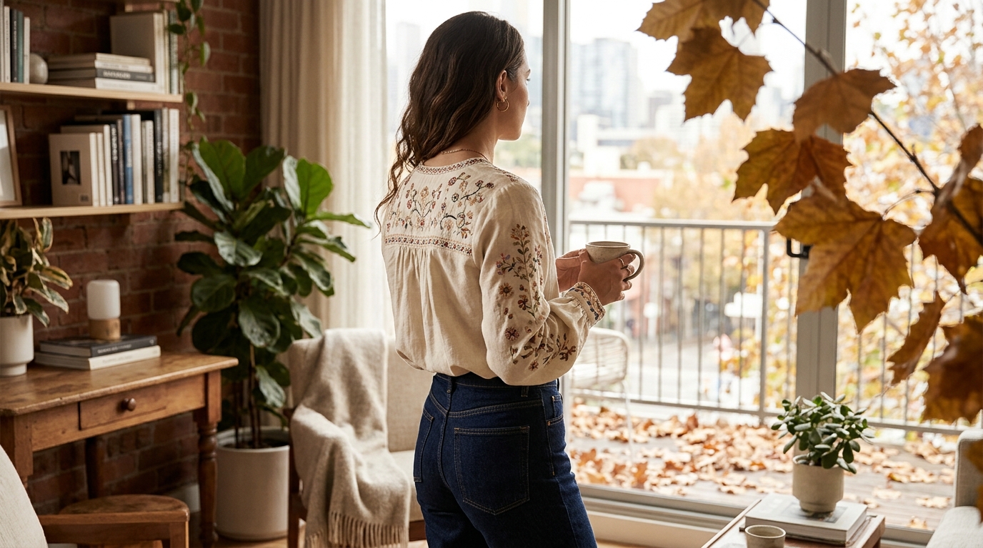 7 Hand-Embroidered Blouse Styles Every Melbourne Woman ShouldOwn