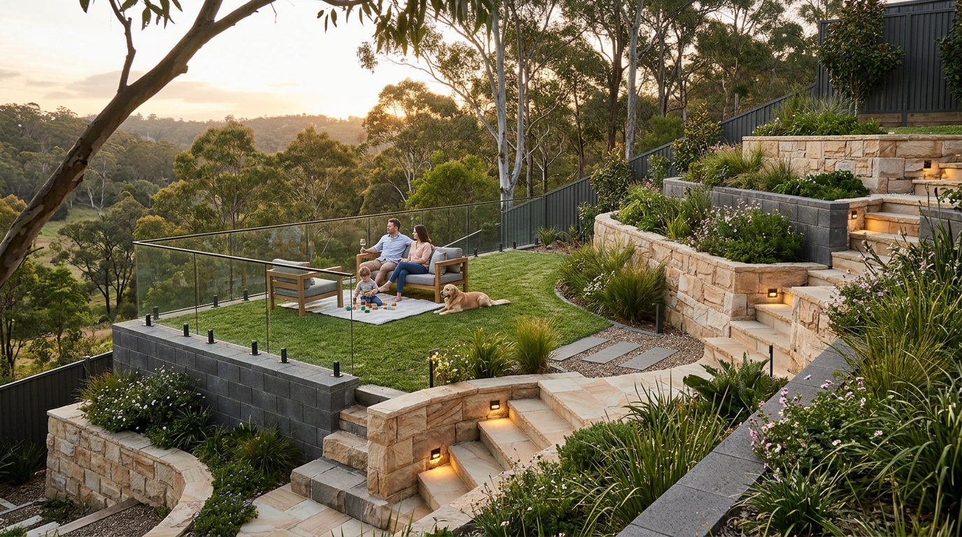 7 Best Retaining Wall Solutions for Sloped Blocks in Sydney