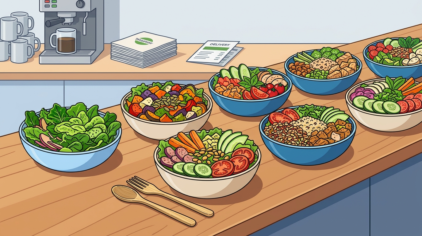 7 Best Fresh Salad Bowl Options for Feeding Your Team at Work
