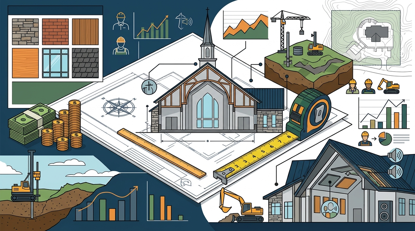 7 Key Factors That Increase or Decrease Church Building Costs