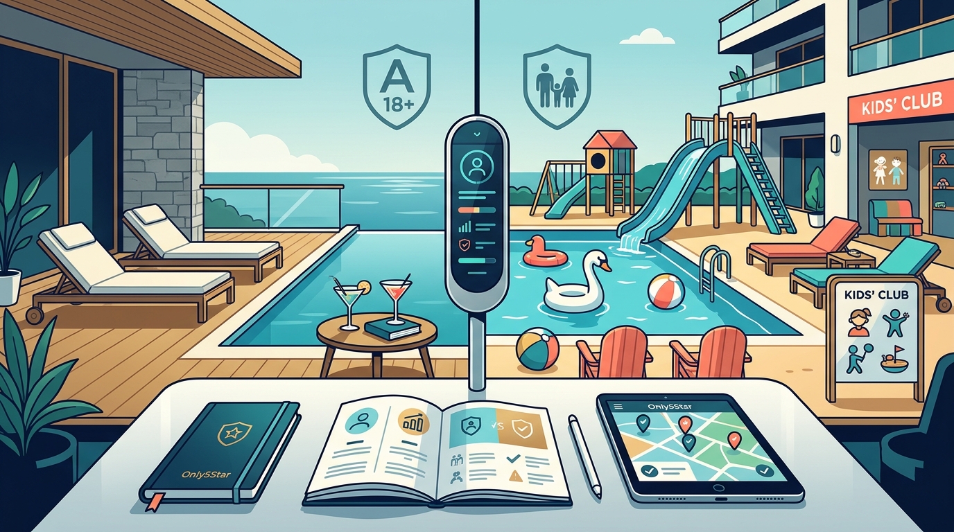 5 Key Differences Between Adults-Only Resorts and Family-Family