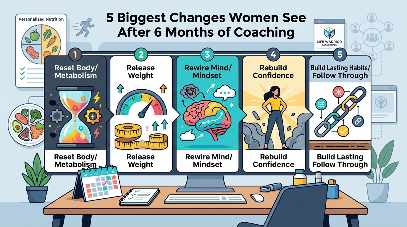 5 Biggest Changes Women See After 6 Months of Coaching