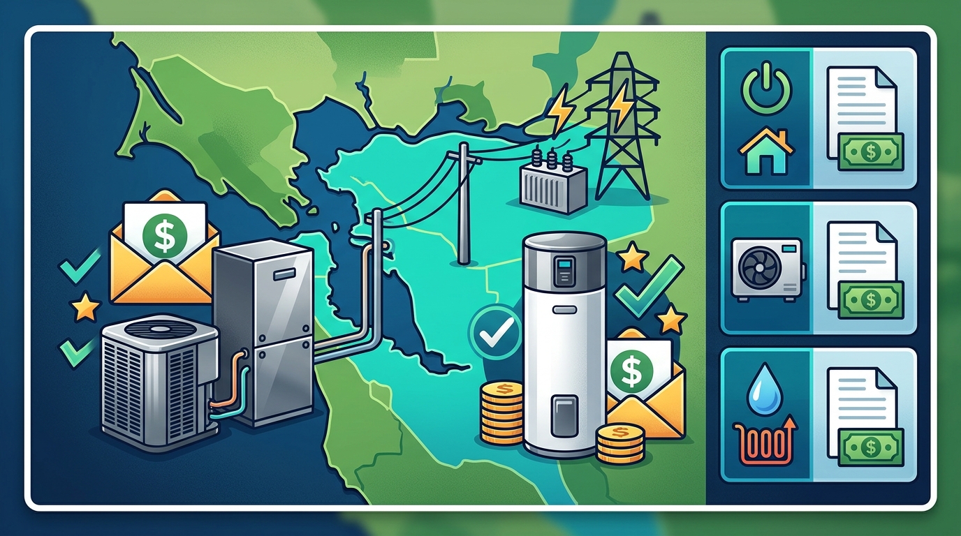 Best Bay Area Heat Pump Rebates by Utility in 2026