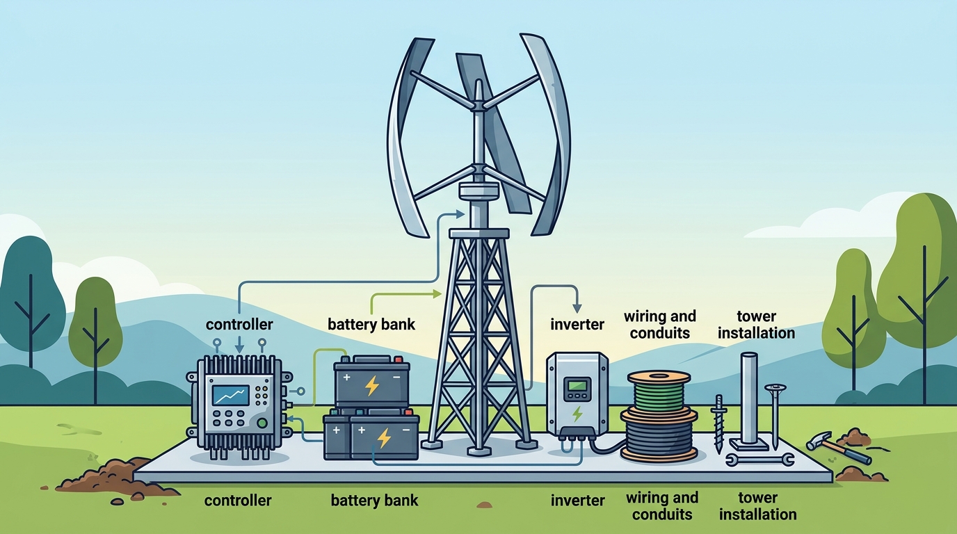 What Factors Affect the Cost of a 3 to 4 kW Vertical Wind Turb