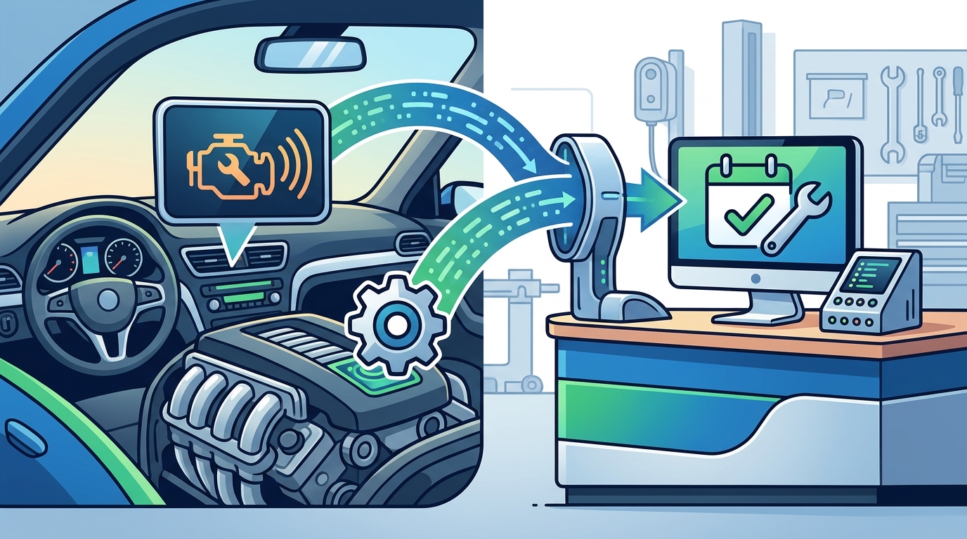 Automating Service Appointments from Connected Car Alerts