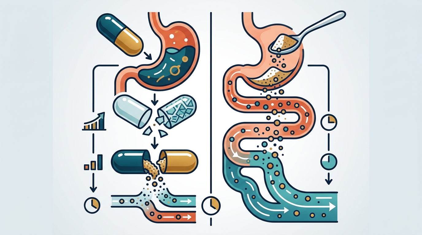 Capsule vs Powder Absorption Speed: What the Science Says