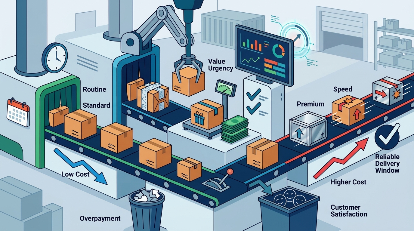 Balancing Shipping Costs with Reliability for Small Shippers