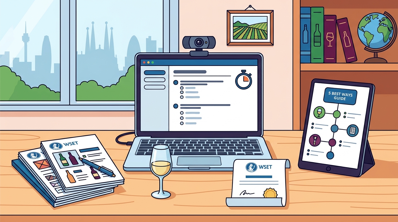 5 Best Ways to Take Your WSET Level 1 Wine Exam Online from Home
