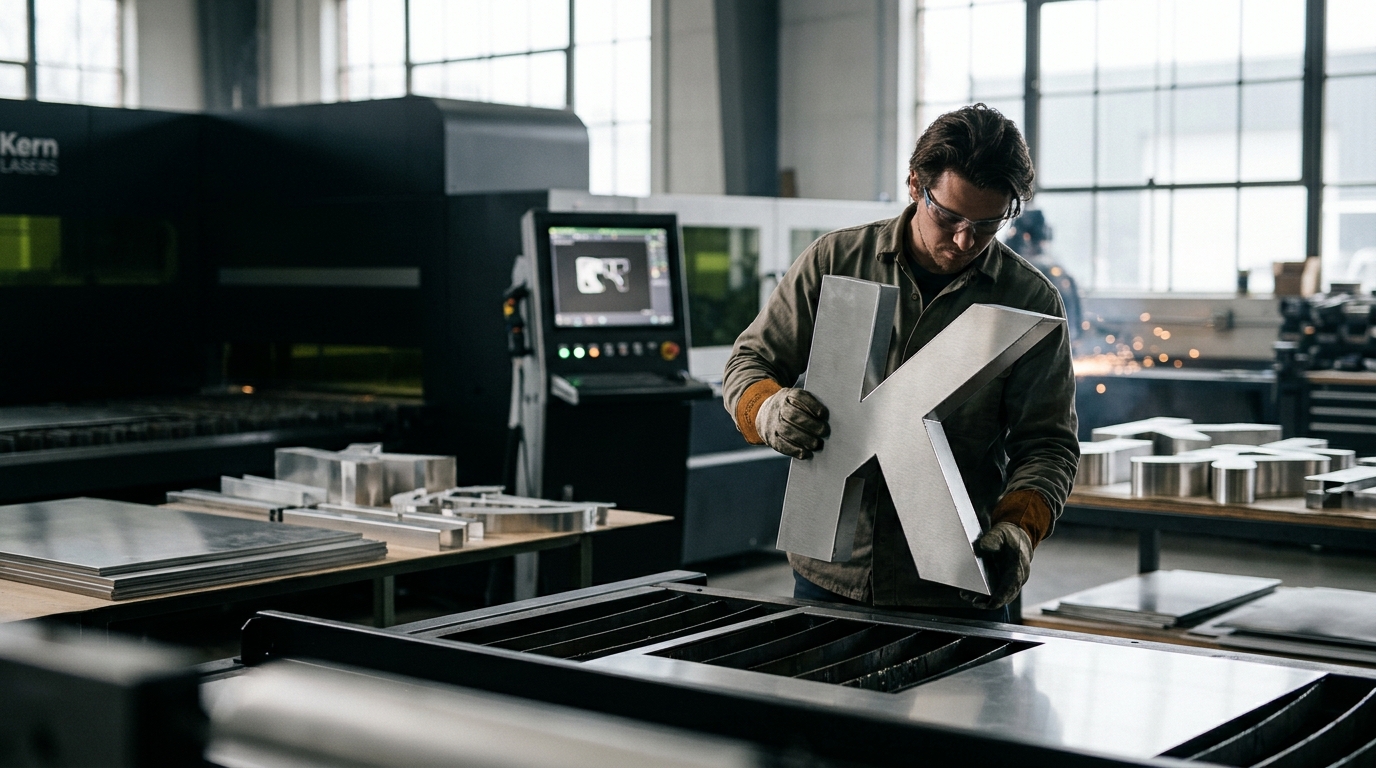 Fiber Laser Cutters for Precision Metal Signage