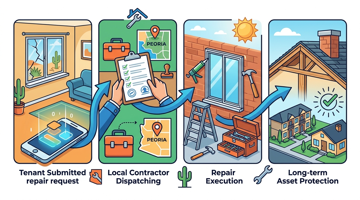 Peoria Rental Maintenance: How Property Managers Handle Repairs