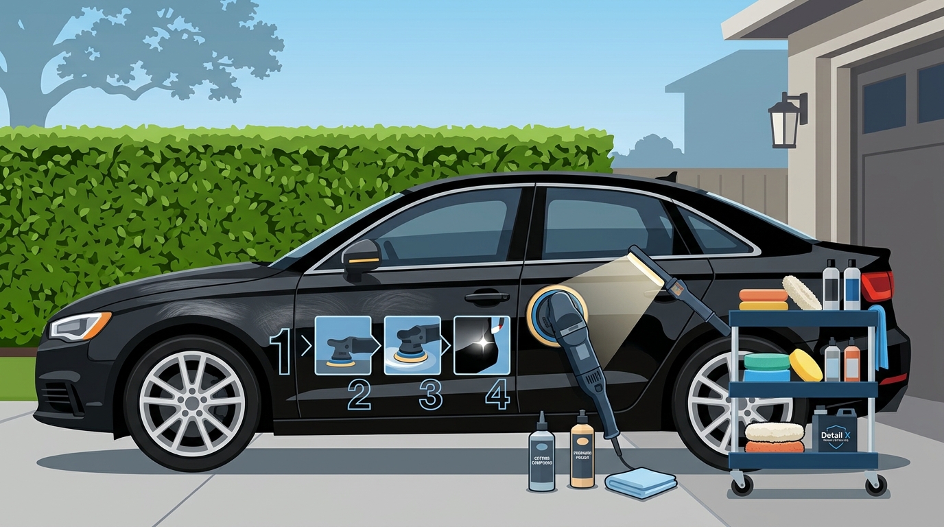7 Steps for Machine Paint Correction to Remove Swirls