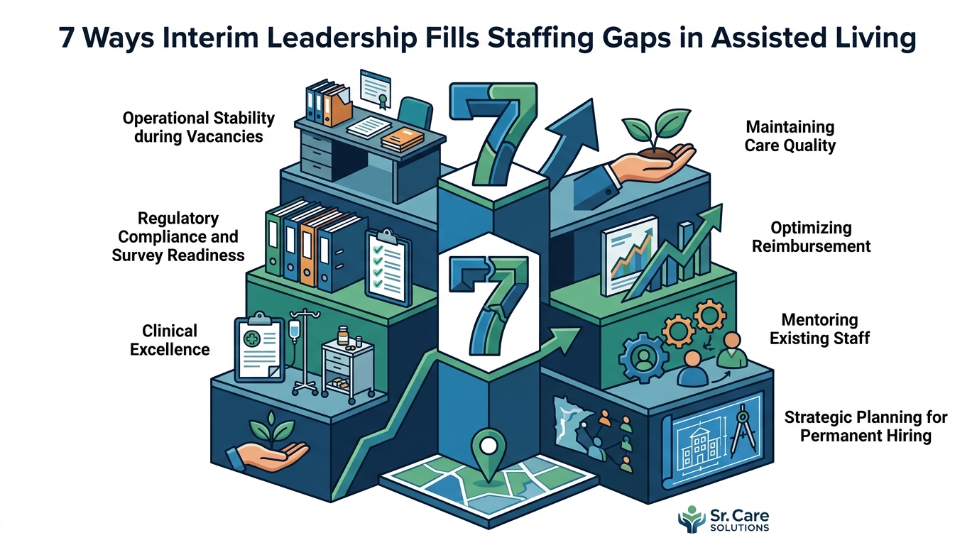 7 Ways Interim Leadership Fills Staffing Gaps in Assisted Living