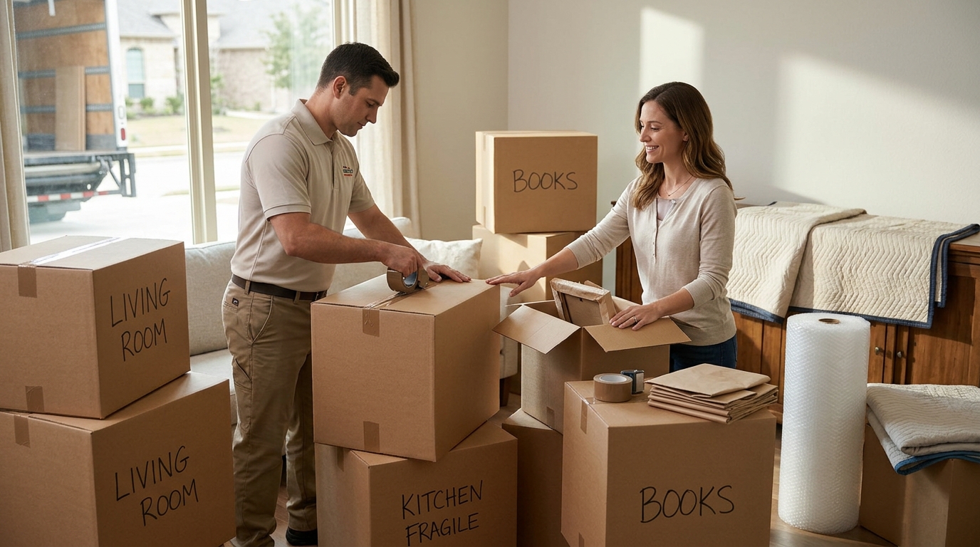 7 Packing Supplies Moving Companies Carry for Local vs. Moves