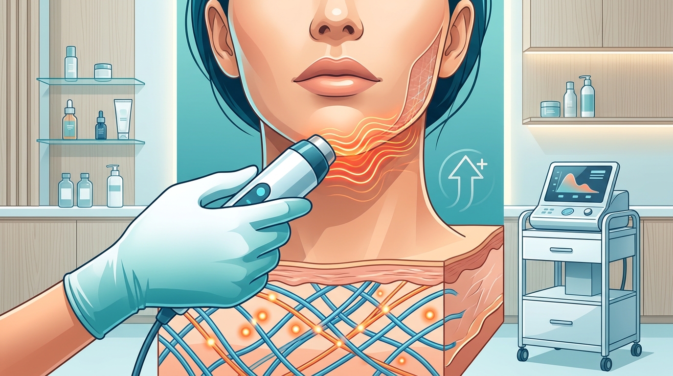 How RF Technology Tightens Jawline Skin Without Surgery