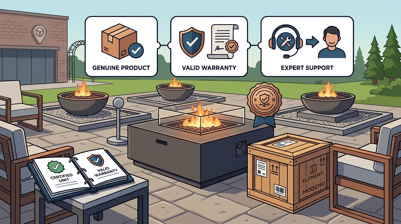 Why Buy Luxury Fire Tables from Authorized Dealers in 2026